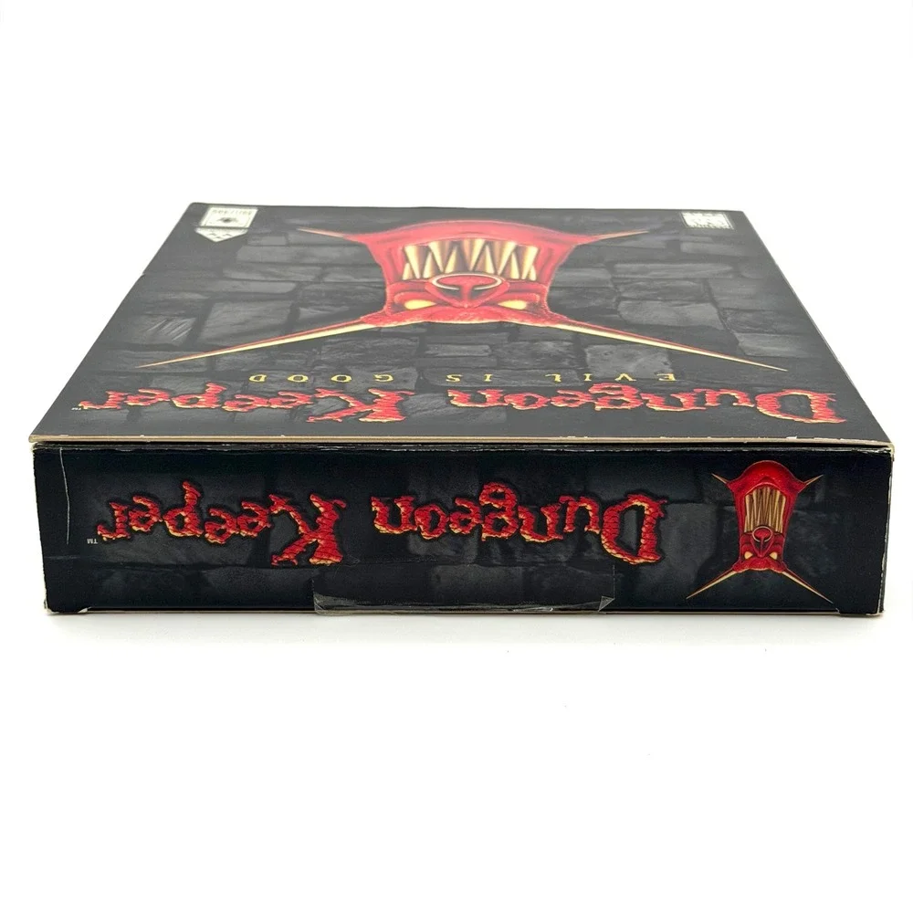 Dungeon Keeper PC Big Box Game 1997 Bullfrog EA Manual Reference Card CIB